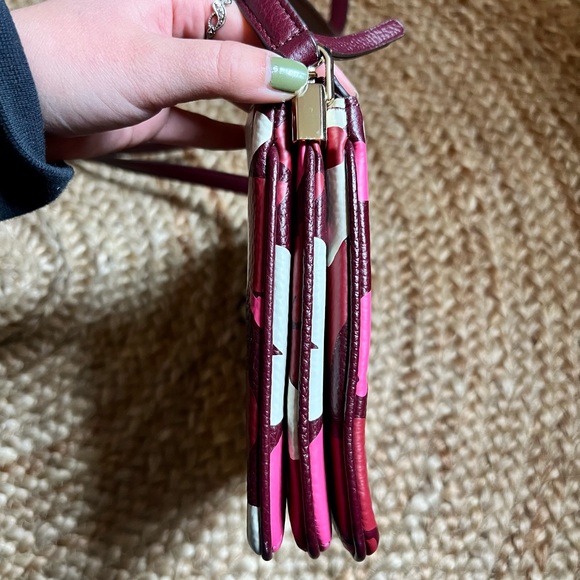 Kate Spade Jackson forest floral triple gusset crossbody bag - Picture 6 of 15